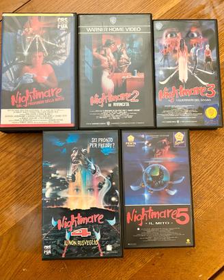 VHS Nightmare On Elm Street Freddy Krueger
