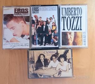 4 Cassette Cantanti italiani in blocco 
