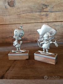 Statuette Titti e Speedy Gonzales, Warner Bros '80