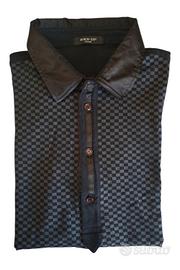 Uomo tg. M t-shirt Nex-Is Fashion nera a quadri