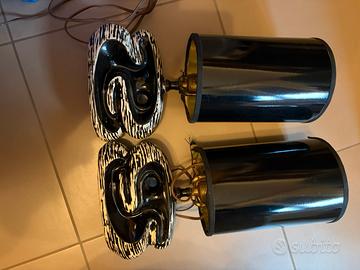 Coppia abat-jour, lampade vintage americane