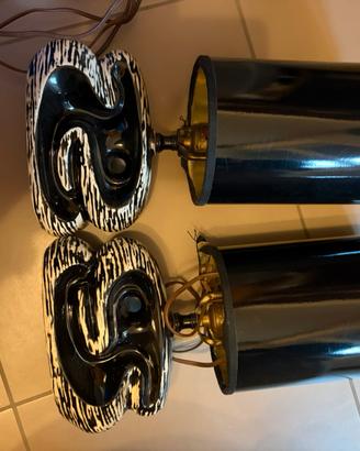 Coppia abat-jour, lampade vintage americane