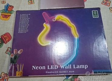 neon led wall lamp/lampada a led UNICORNO