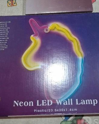 neon led wall lamp/lampada a led UNICORNO