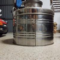 Fusto per olio/vino in acciaio