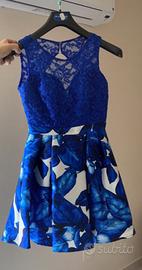 Abito cerimonia impero couture diamonds