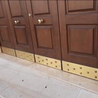 Lamiera in Ottone per portoni