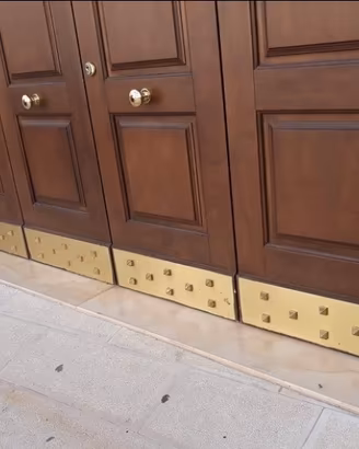 Lamiera in Ottone per portoni