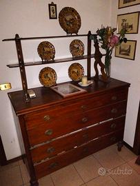 Credenza con piattaia Antica