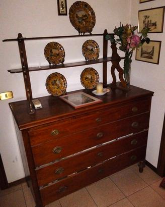 Credenza con piattaia Antica