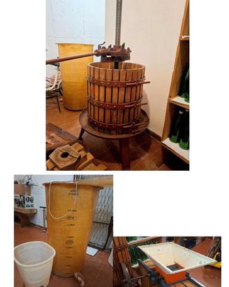 kit attrezzatura completa per fare il vino