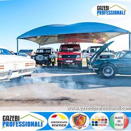 Gazebo carport auto parcheggio concessionaria box