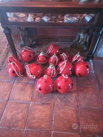 Palle di natale grandi di metallo con luce o sonag