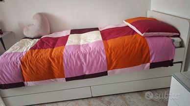 letto singolo contenitore 