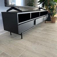 mobile tv maisons du monde metallo nero opaco