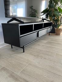 mobile tv maisons du monde metallo nero opaco