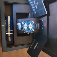 Tudor Heritage Chrono Blue