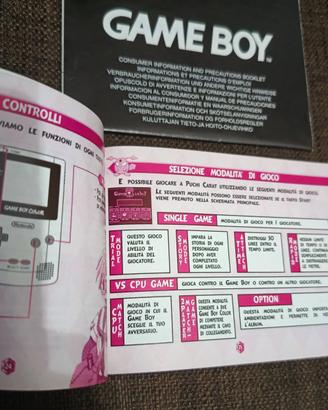 Puchi Carat Gioco Game Boy Color COMPLETO DI TUTTO