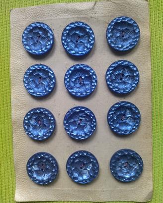 confezione bottoni vintage anni 60