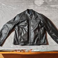 Giacca pelle nera moto IXON