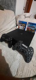 play station 4, 2 controller, GTA 5, minecraft