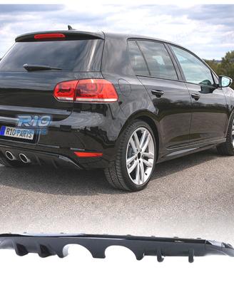 DIFFUSORE VOLKSWAGEN VW GOLF MK6 08-12 NERO LUCIDO