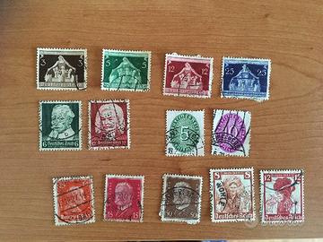 75 francobolli Germania Deutsches Reich