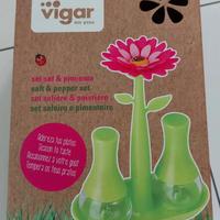 Set saliera e pepiera a tema floreale Vigar nuovo