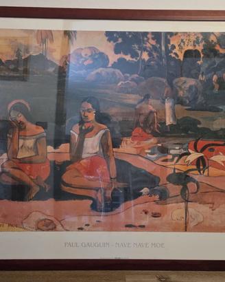 Quadro incorniciato Paul Gauguin - "Nave Nave Moe"
