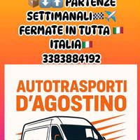 Traslochi e trasporti da nord a sud