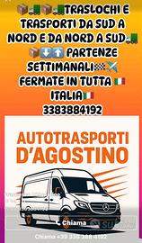 Traslochi e trasporti da nord a sud