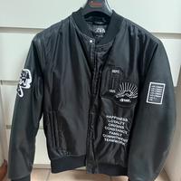 Giacca varsity uomo nera