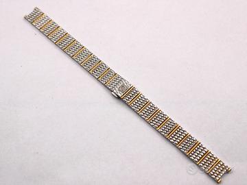 Omega Raro Bracciale Ref.6081/095 Acciaio/Oro 10mm