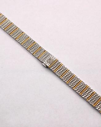 Omega Raro Bracciale Ref.6081/095 Acciaio/Oro 10mm