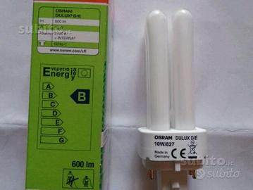 Lampadina G24q-1 10W nuova 4 PIN