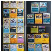 Lotto carte Pokemon cards bundle alola galar hisui