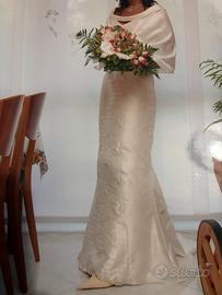 Abito da sposa tg 42 made in Italy fatto su misura