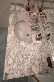 Top mobile bagno granito 150x60