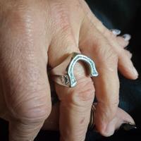 anello acciaio ferro di cavallo