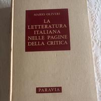 La letteratura italiana nelle pagine della critica