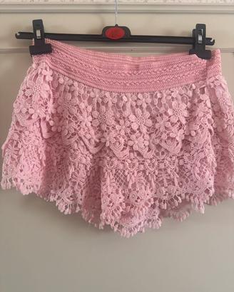 shorts pizzo rosa.  no boundaries