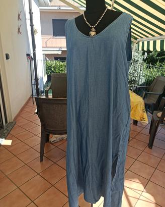 vestito smanicato 