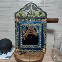 Specchio dipinto a mano