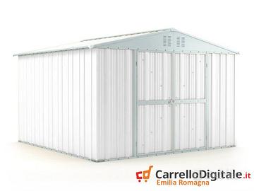 Box struttura lamiera Acciaio 327x307cm bianco