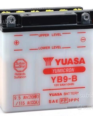 Batteria yuasa yb9b yb9-b moto scooter