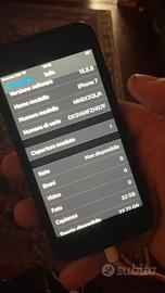 IPhone 7 32 gb nero