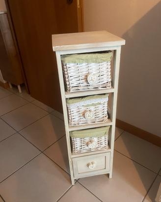 Cassettiera Shabby Chic