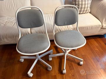 Due sedie da scrivania per bambini/ragazzi