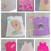 T-shirt e magliette bimba 4-5-6 anni