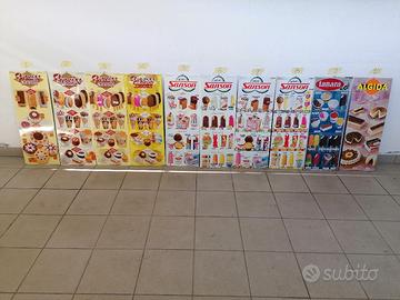 Tabella gelati in Lire 